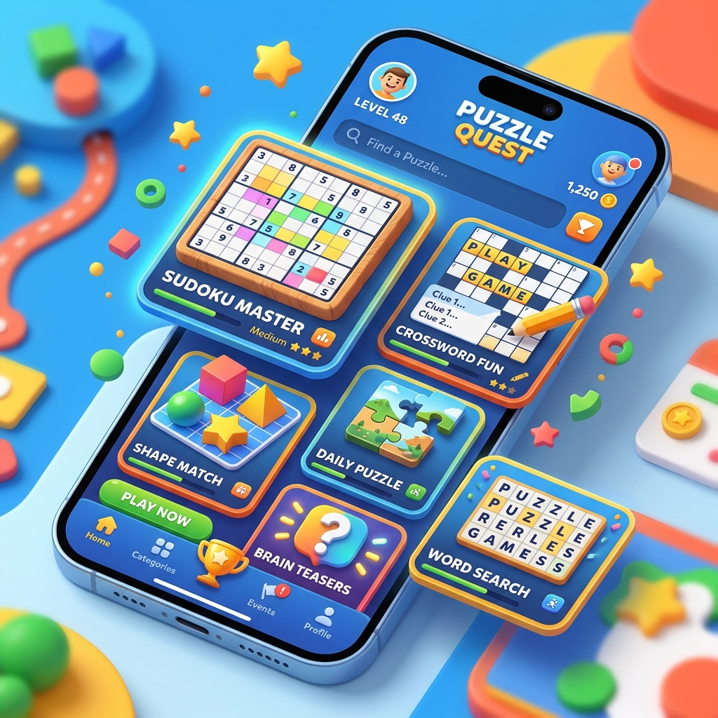 Puzzle Hub game board